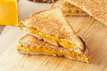 Traditional Homemade Grilled Cheese Sandwich