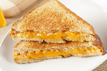 Traditional Homemade Grilled Cheese Sandwich