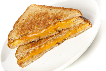 Traditional Homemade Grilled Cheese Sandwich