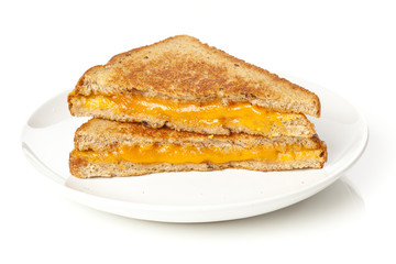 Traditional Homemade Grilled Cheese Sandwich