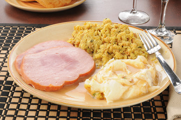 Ham dinner
