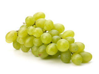 Perfect bunch of white grapes
