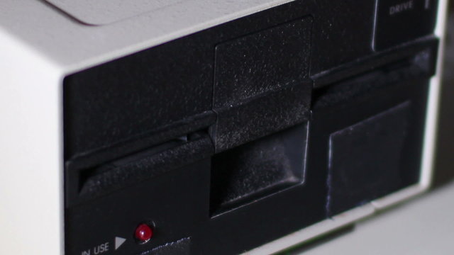 Old Floppy Disk Drive