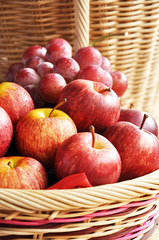 Mixed fruits in the basket