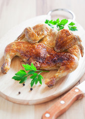 Roasted chicken