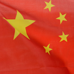 wavy China flag