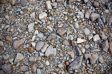 texture of river stones