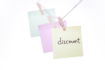 office objects note discount