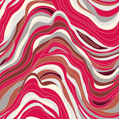 vector seamless texture with  waves