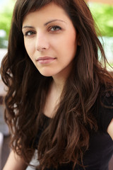 Naklejka premium beautiful woman