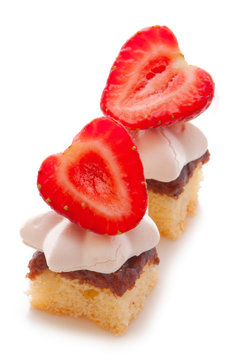 strawberry  meringue pie  