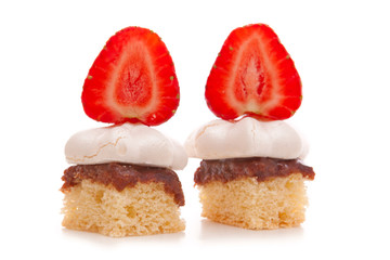 strawberry  meringue pie  