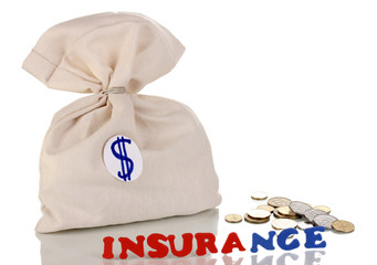 concept insurance isolated on white