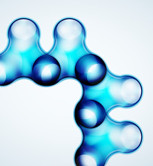 Abstract bubble background