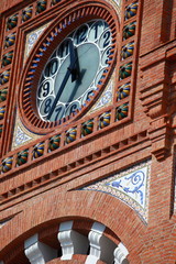 Detail of Roof on train station in Aranjuez, Spain