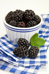 Frische Beeren in Keramikschale