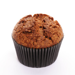 Muffin isolated on white