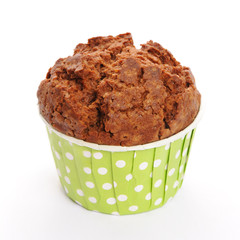 Muffin isolated on white