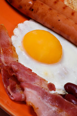 English Breakfast close up