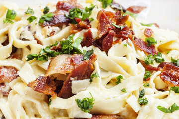 Bacon Tagliatelle