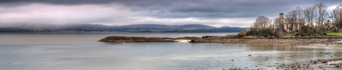 Fototapeta na wymiar Panoramic Ascog Bay