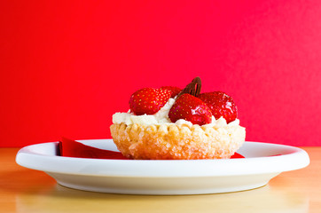 Strawberries and Cream Cake
