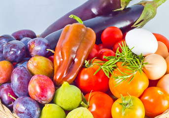 Canestro frutta e verdura biologico