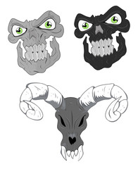 Skulls Vector Designs