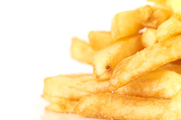 a pile of french fries
