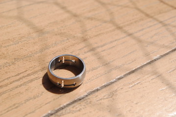 Ring on the floor
