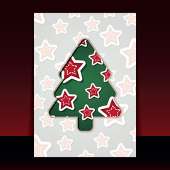 Naklejka na ściany i meble Christmas Flyer or Cover Design