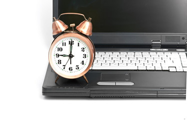 shot of office work in relation with time efficiency.