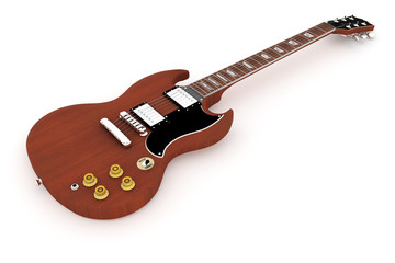 Fototapeta premium E-Gitarre (freigestellt)