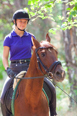 Girl on horse