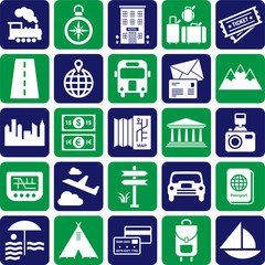 Travel icons
