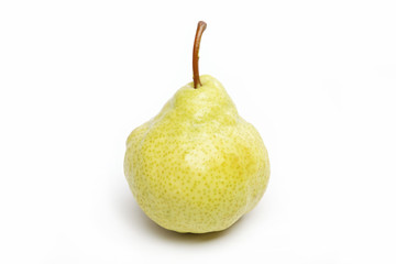 Fresh fruits. Pear isolated on a white background.