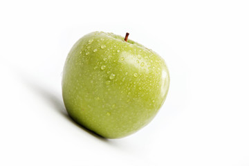 Fresh fruits. Apple isolated on a white background.