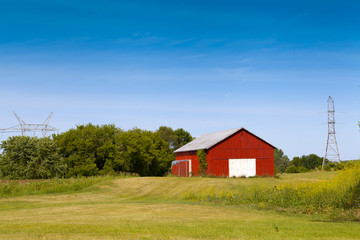 Fototapeta na wymiar Amerykańska Farmland