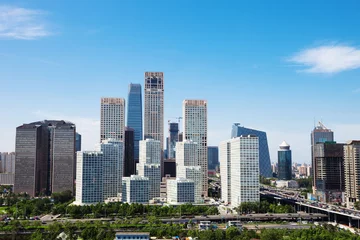 Foto op Plexiglas landschap van moderne stad, Peking © zhu difeng