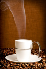 Delicious hot coffee