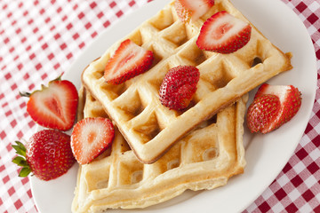 Fresh Homemade Belgium Waffles