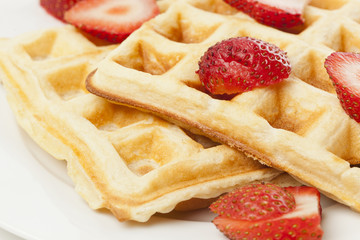Fresh Homemade Belgium Waffles