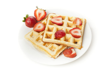 Fresh Homemade Belgium Waffles