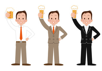 乾杯　ビール © あんころもち(ankomando)