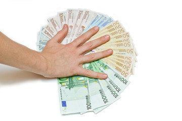 euro banknotes