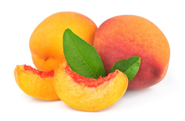 Peach and peach segments