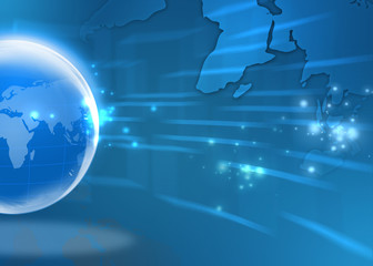 Internet Concept of global