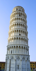 Leaning Tower in Piazza dei Miracoli in Pisa
