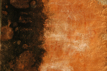 old brown wall