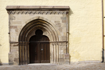 Fototapeta na wymiar Kirche St Nicolai w Lemgo